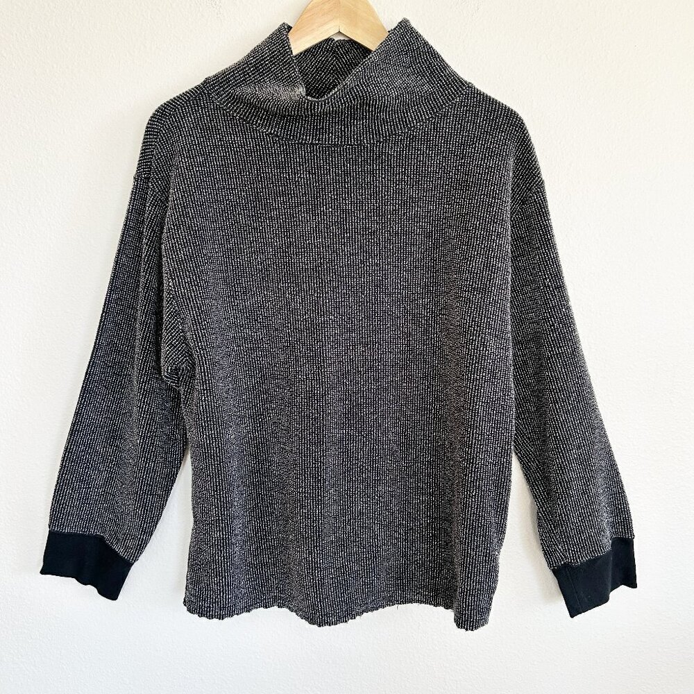 Nike Sweater Yoga Luxe Pullover Cowl Neck Dri-Fit Black Sweatshirt